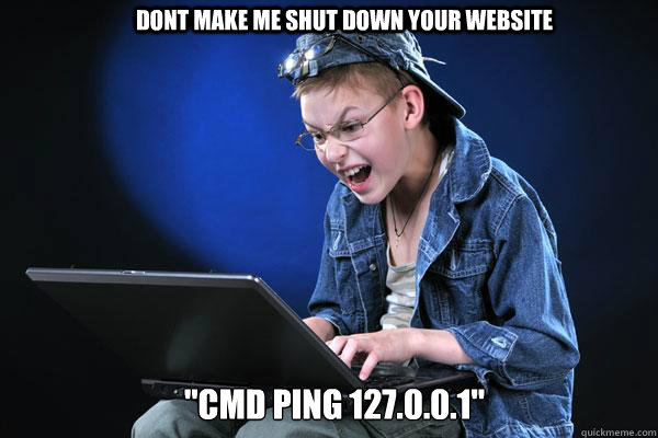DONT MAKE ME SHUT DOWN YOUR WEBSITE 