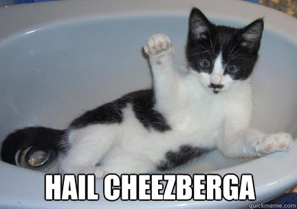 hail cheezberga - hail cheezberga  Hitler cat