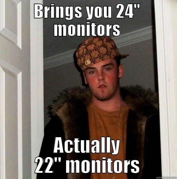 Departement GELGIF  - BRINGS YOU 24'' MONITORS ACTUALLY 22'' MONITORS Scumbag Steve