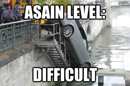 Asain level: Difficult - Asain level: Difficult  Asain Level Difficult