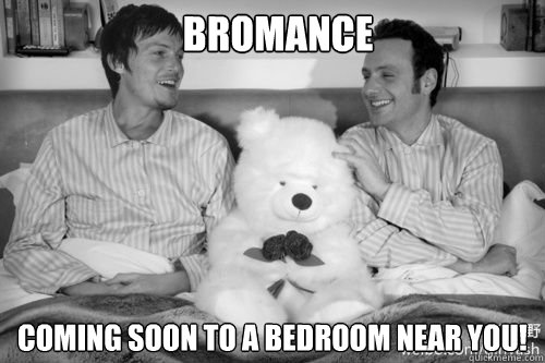 Bromance Coming soon to a bedroom near you!  