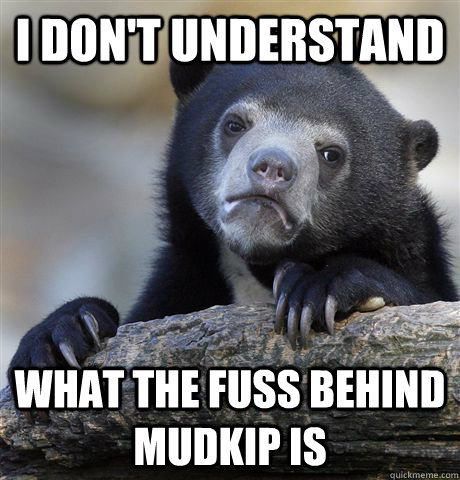 I don't understand what the fuss behind mudkip is  Confession Bear