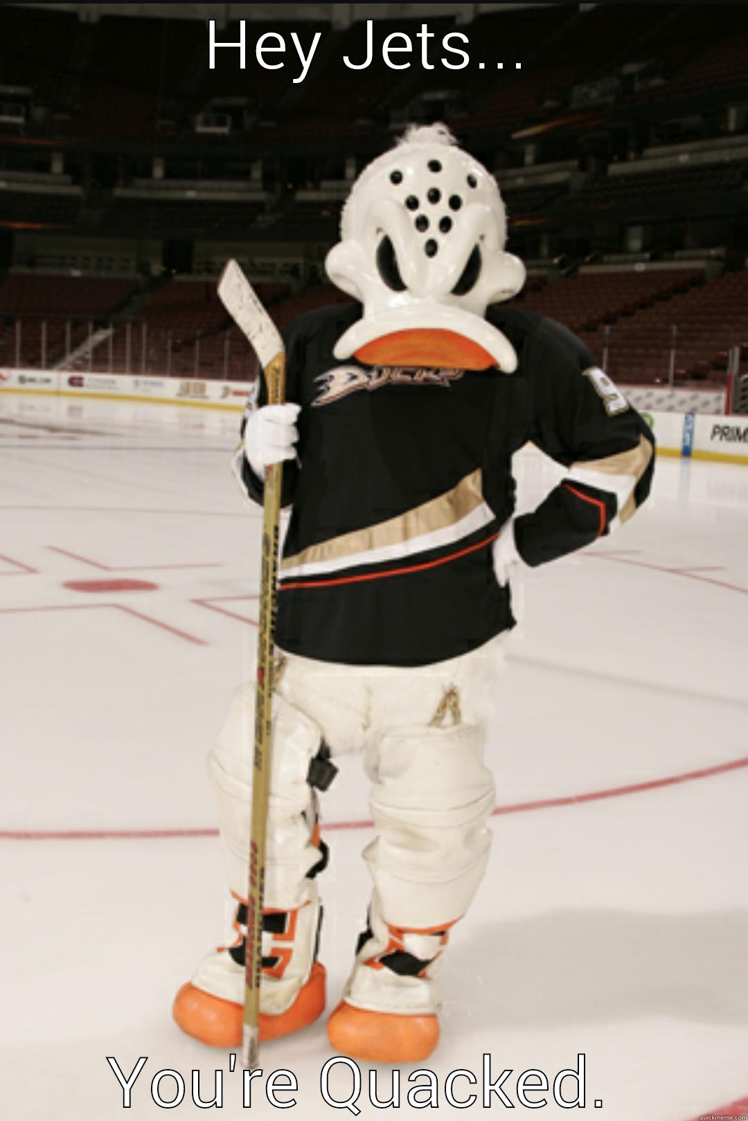 HEY JETS... YOU'RE QUACKED.  Misc