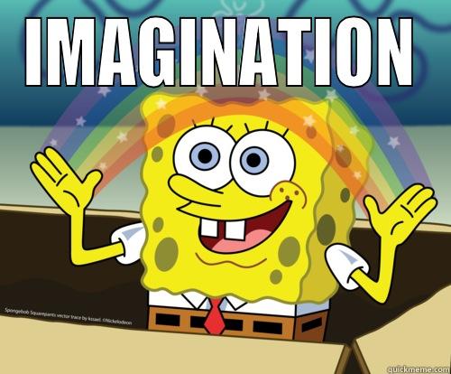 IMAGINATION  Spongebob rainbow