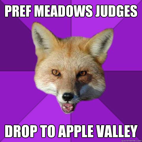 pref meadows judges drop to apple valley  Forensics Fox