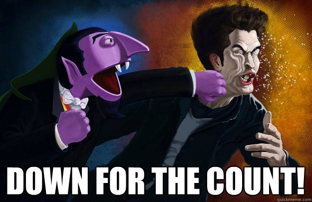  Down for the Count! -  Down for the Count!  Down for the Count Original Image by Poopbear