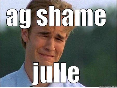 AG SHAME JULLE 1990s Problems