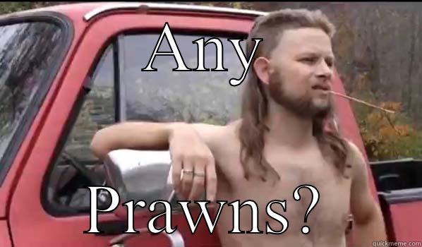ANY PRAWNS? Almost Politically Correct Redneck