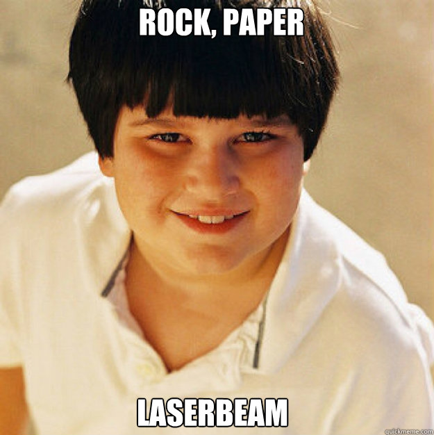 Rock, Paper Laserbeam  Annoying Childhood Friend Square