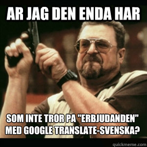 Ar jag den enda har som inte tror pa 
