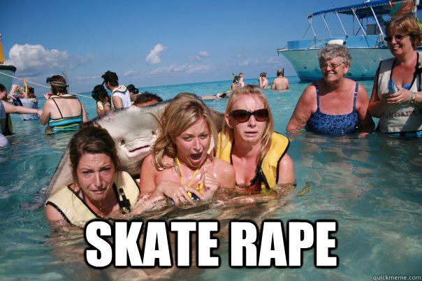  SKATE RAPE  Pervert Stingray