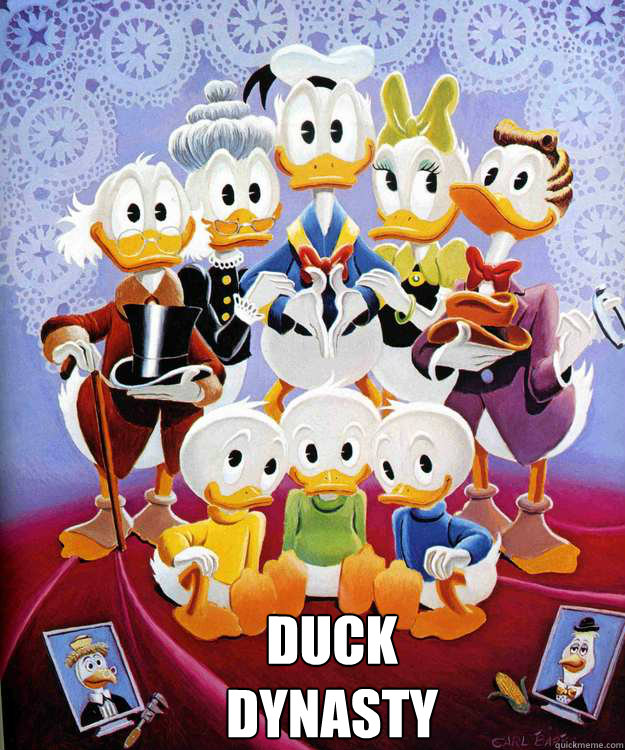 Duck 
Dynasty - Duck 
Dynasty  Donald Duck Dynasty