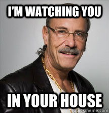 I'M WATCHING YOU IN YOUR HOUSE  Les Gold