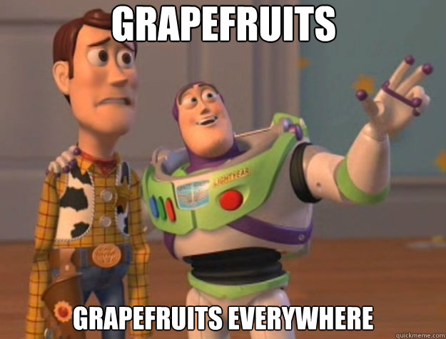 GRAPEFRUITS GRAPEFRUITS EVERYWHERE - GRAPEFRUITS GRAPEFRUITS EVERYWHERE  Toy Story