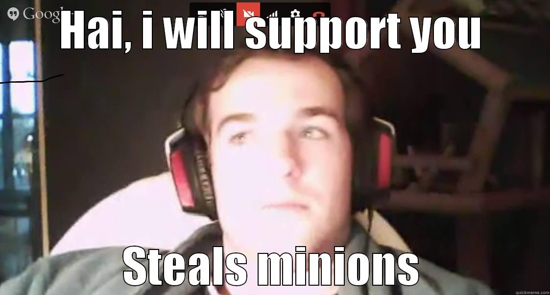 HAI, I WILL SUPPORT YOU STEALS MINIONS Misc