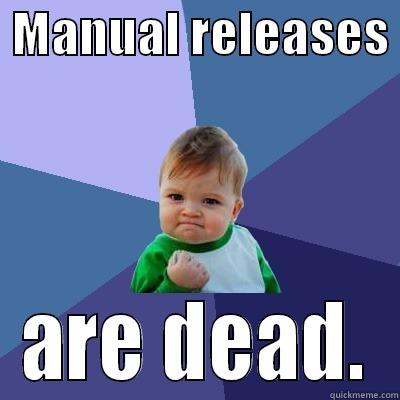  MANUAL RELEASES  ARE DEAD. Success Kid