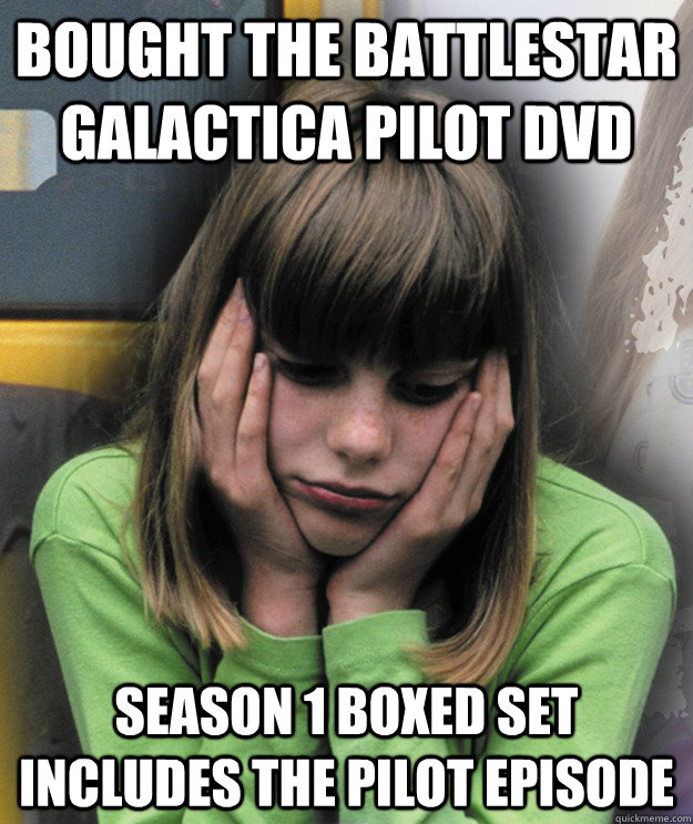 bought the battlestar galactica pilot dvd season 1 boxed set includes the pilot episode - bought the battlestar galactica pilot dvd season 1 boxed set includes the pilot episode  Misc