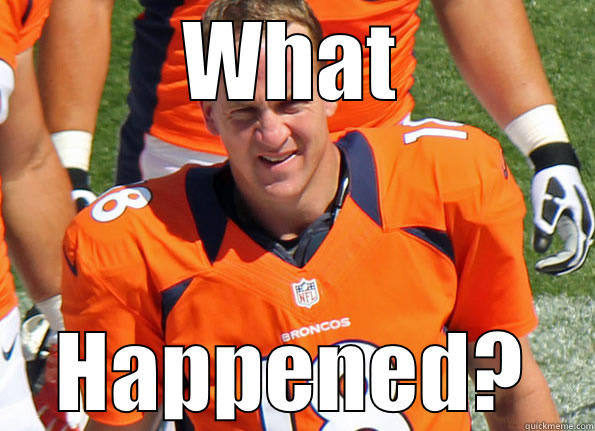 WHAT HAPPENED? Misc