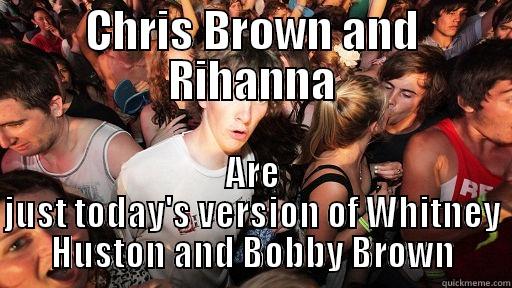 CHRIS BROWN AND RIHANNA ARE JUST TODAY'S VERSION OF WHITNEY HUSTON AND BOBBY BROWN Sudden Clarity Clarence