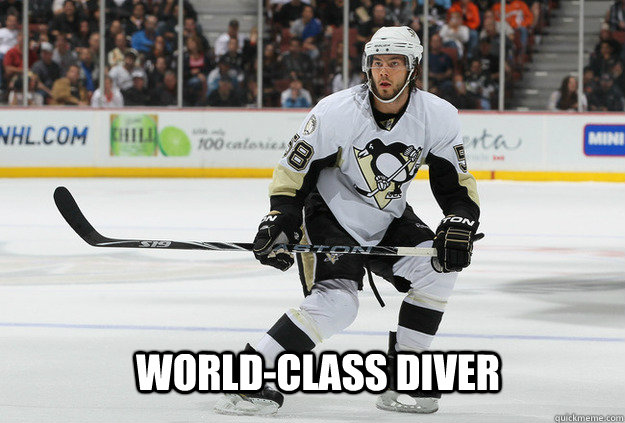 World-class diver - World-class diver  Kris Letang- Diving Champion