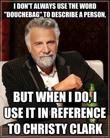 I don't always use the word 