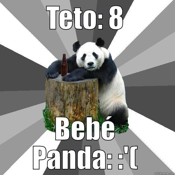 TETO: 8 BEBÉ PANDA: :'( Pickup-Line Panda