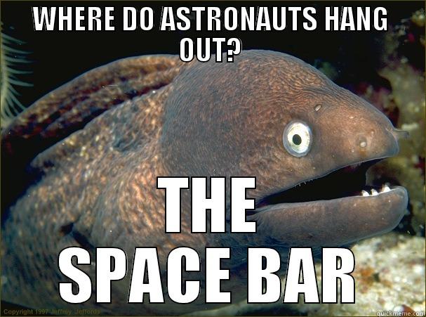 WHERE DO ASTRONAUTS HANG OUT? THE SPACE BAR Bad Joke Eel