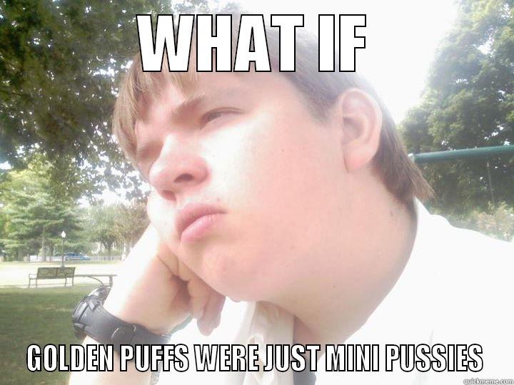 WHAT IF GOLDEN PUFFS WERE JUST MINI PUSSIES Misc