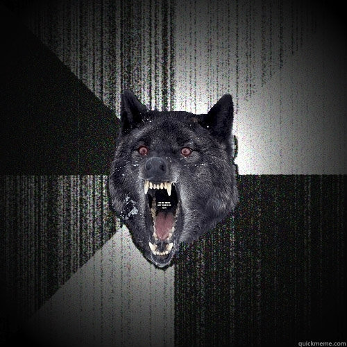   I do not know why there is no text!  Insanity Wolf