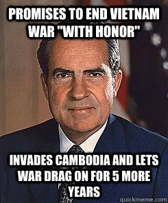 promises to end vietnam war 