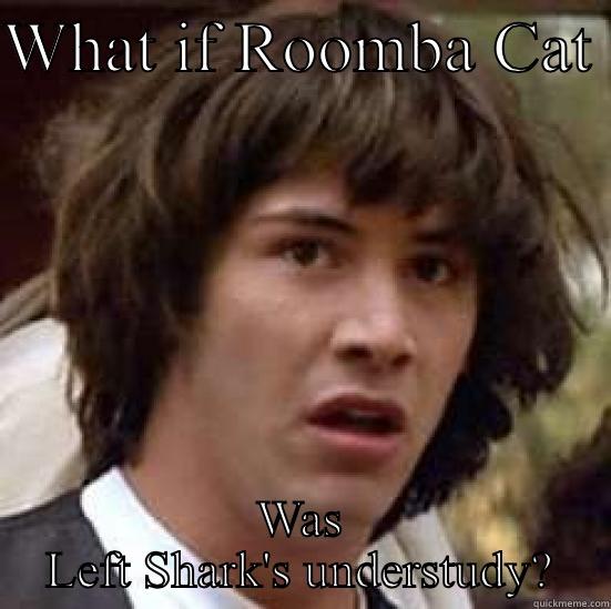 WHAT IF ROOMBA CAT  WAS LEFT SHARK'S UNDERSTUDY? conspiracy keanu