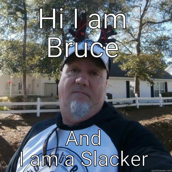 HI I AM BRUCE AND I AM A SLACKER Misc