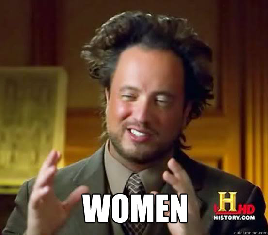 Women  Alien guy from history channel