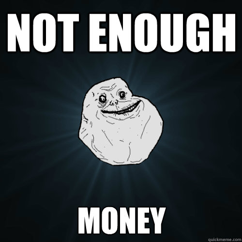 NOT ENOUGH MONEY  Forever Alone