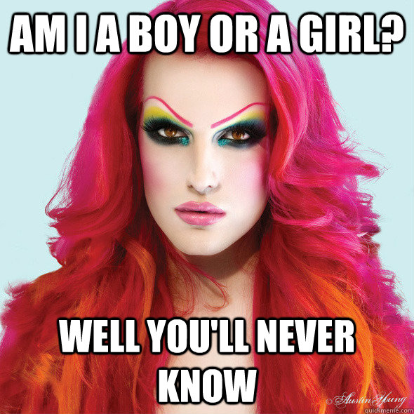 Am I a boy or a girl? well you'll never know - Am I a boy or a girl? well you'll never know  Jeffree Star