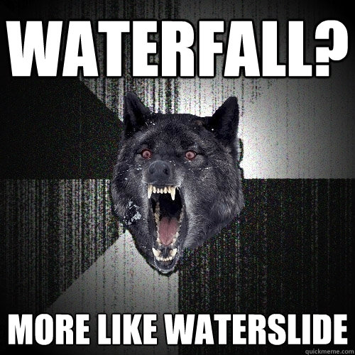 WATERFALL? MORE LIKE WATERSLIDE  Insanity Wolf