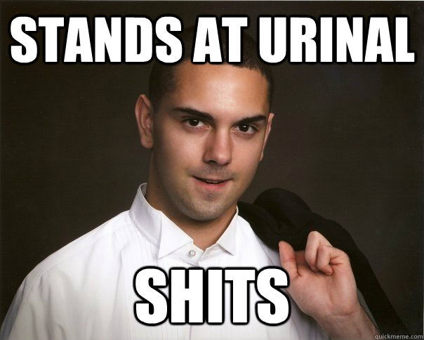 Stands at Urinal Shits - Stands at Urinal Shits  asexual andy