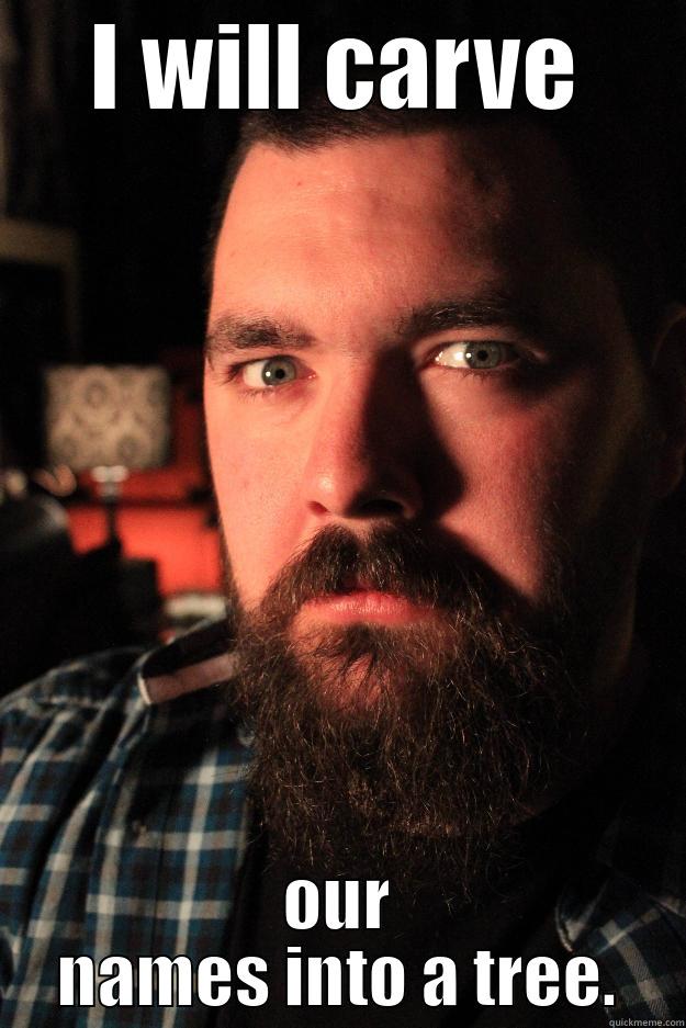 Me + You - I WILL CARVE OUR NAMES INTO A TREE. Dating Site Murderer