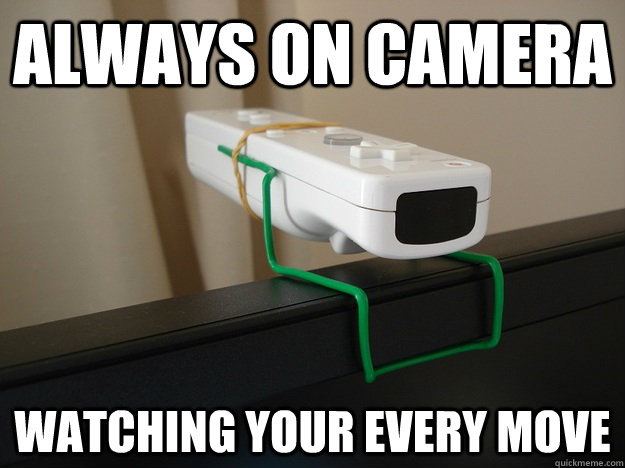 Always on camera watching your every move - Always on camera watching your every move  Console Privacy
