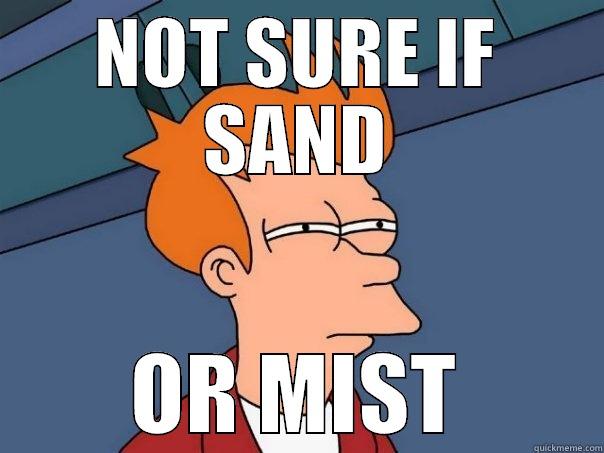 NOT SURE IF SAND OR MIST Futurama Fry