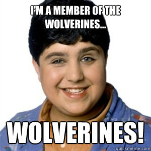 I'm a member of the wolverines... wolverines!  Red Dawn Josh Peck