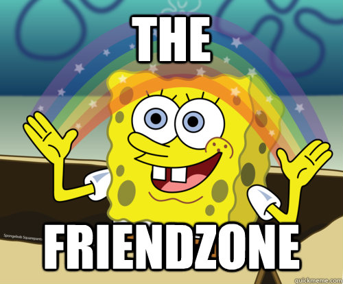 the friendzone  Spongebob rainbow