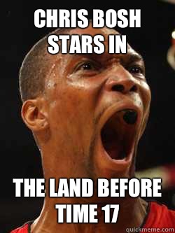 Chris Bosh stars in The Land Before Time 17   Chris Bosh