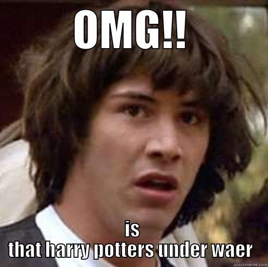 OMG!! IS THAT HARRY POTTERS UNDER WAER  conspiracy keanu