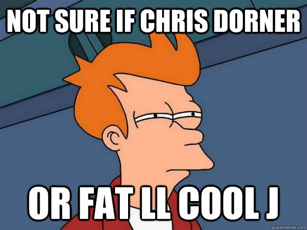 Not sure if Chris Dorner Or Fat LL Cool J  Futurama Fry