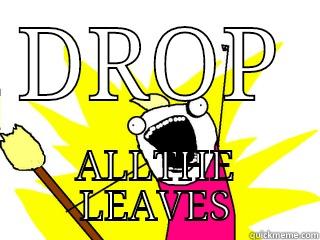 DROP ALLTHE LEAVES All The Things