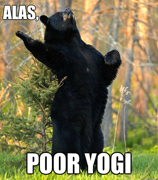 Alas, Poor Yogi  Shakesbear