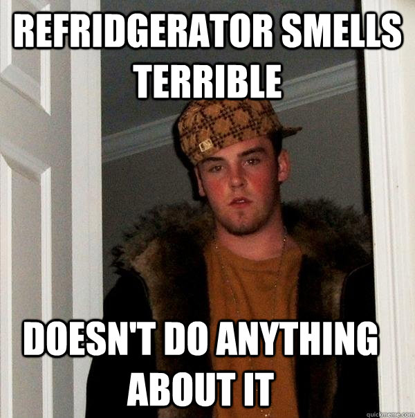 refridgerator smells terrible doesn't do anything about it  Scumbag Steve