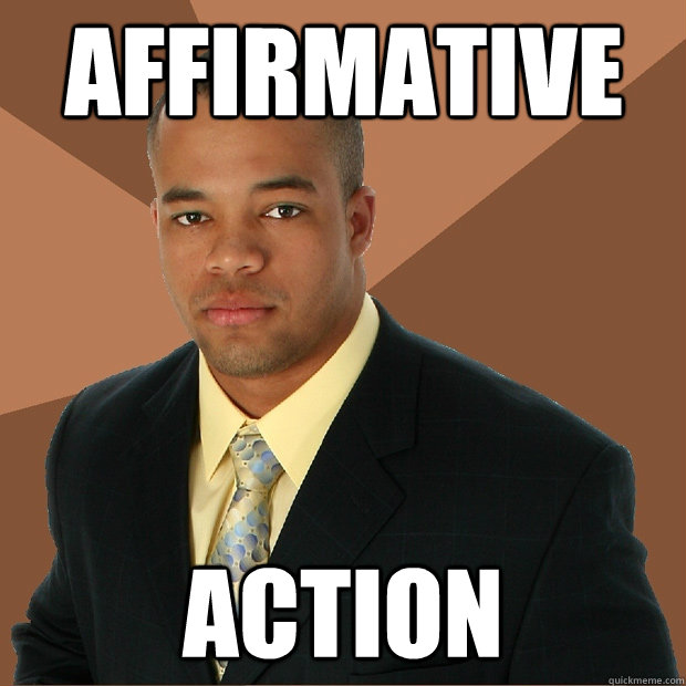 affirmative action  Successful Black Man