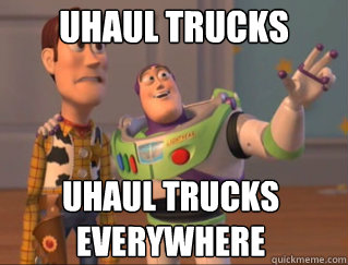 Uhaul trucks UHaul trucks everywhere - Uhaul trucks UHaul trucks everywhere  Misc